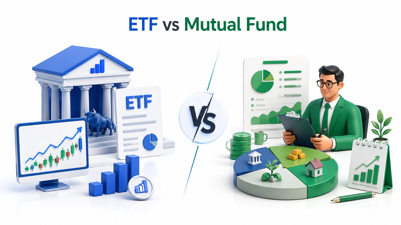ETF vs Mutual Fund: What’s the Difference and Which Is Better?