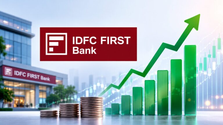 IDFC FIRST Bank Q1 FY27 Results highlighting record PAT, deposit growth, loan growth, and improved asset quality.