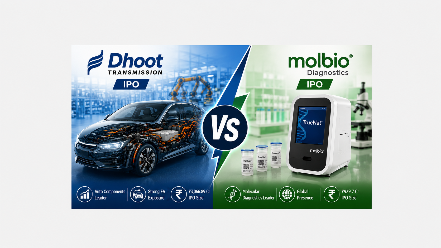 Dhoot Transmission vs Molbio Diagnostics IPO: Which One Should Investors Choose?