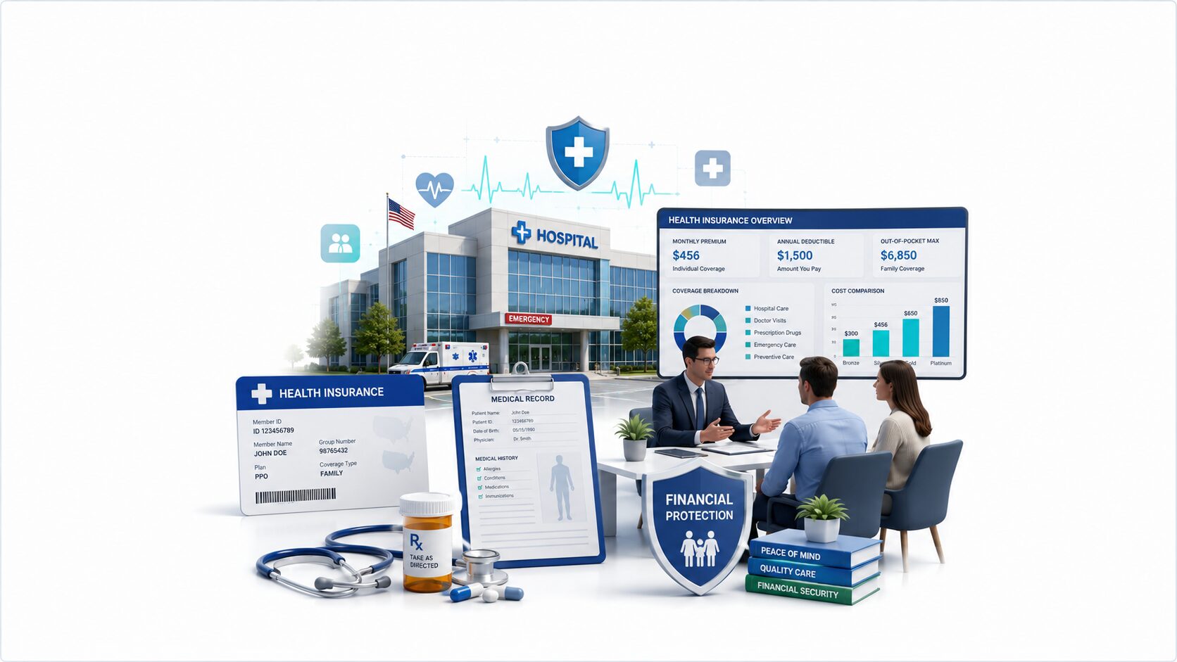 Health Insurance in the US: A Complete Beginner’s Guide to Understanding Your Coverage