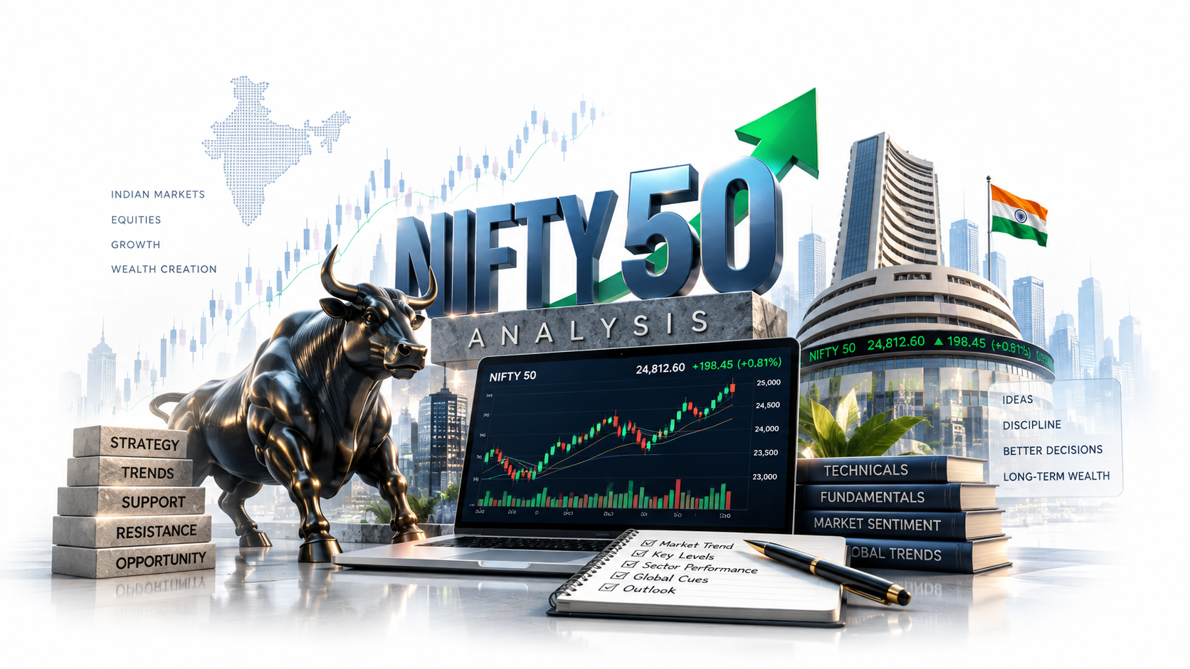 Nifty 50 Weekly Analysis: Trendline Break Hits the Gap Zone. What Next?